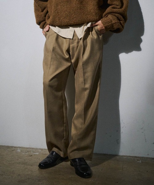 2tuck Pinstripe Slacks / ツータックピンストライプスラックス