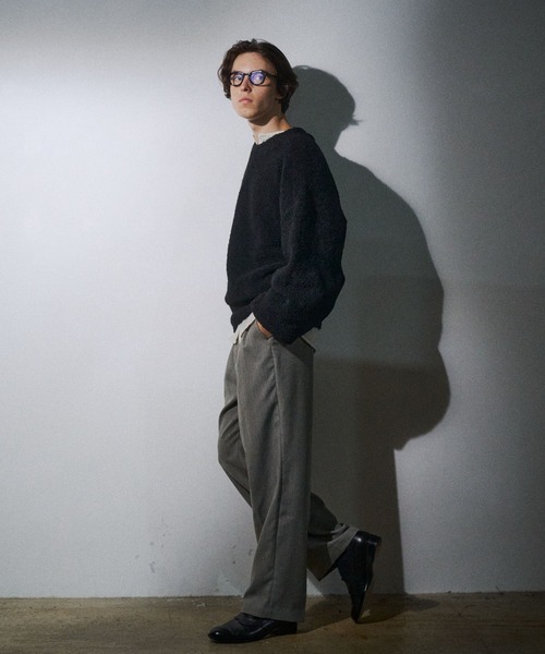 THE BOLDMAN（ザ ボールドマン）の「2tuck Pinstripe Slacks / ツータックピンストライプスラックス（スラックス・メンズ・ライトグレー/ライトベージュ・LARGE/MEDIUM）」の5枚目の写真