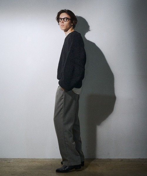 THE BOLDMAN（ザ ボールドマン）の「2tuck Pinstripe Slacks / ツータックピンストライプスラックス（スラックス・メンズ・ライトグレー/ライトベージュ・LARGE/MEDIUM）」の6枚目の写真