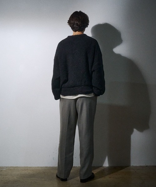 THE BOLDMAN（ザ ボールドマン）の「2tuck Pinstripe Slacks / ツータックピンストライプスラックス（スラックス・メンズ・ライトグレー/ライトベージュ・LARGE/MEDIUM）」の7枚目の写真