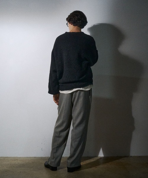 THE BOLDMAN（ザ ボールドマン）の「2tuck Pinstripe Slacks / ツータックピンストライプスラックス（スラックス・メンズ・ライトグレー/ライトベージュ・LARGE/MEDIUM）」の9枚目の写真