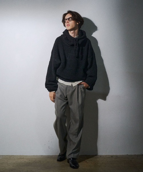 THE BOLDMAN（ザ ボールドマン）の「2tuck Pinstripe Slacks / ツータックピンストライプスラックス（スラックス・メンズ・ライトグレー/ライトベージュ・LARGE/MEDIUM）」の11枚目の写真