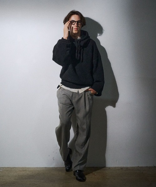 THE BOLDMAN（ザ ボールドマン）の「2tuck Pinstripe Slacks / ツータックピンストライプスラックス（スラックス・メンズ・ライトグレー/ライトベージュ・LARGE/MEDIUM）」の14枚目の写真