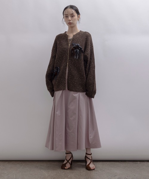 Eimee Law（エイミーロウ）の「バイヤスタックメモリースカート（スカート・レディース・ピンク/ブラック/ブルー・MEDIUM）」の4枚目の写真