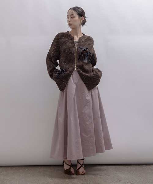 Eimee Law（エイミーロウ）の「バイヤスタックメモリースカート（スカート・レディース・ピンク/ブラック/ブルー・MEDIUM）」の5枚目の写真