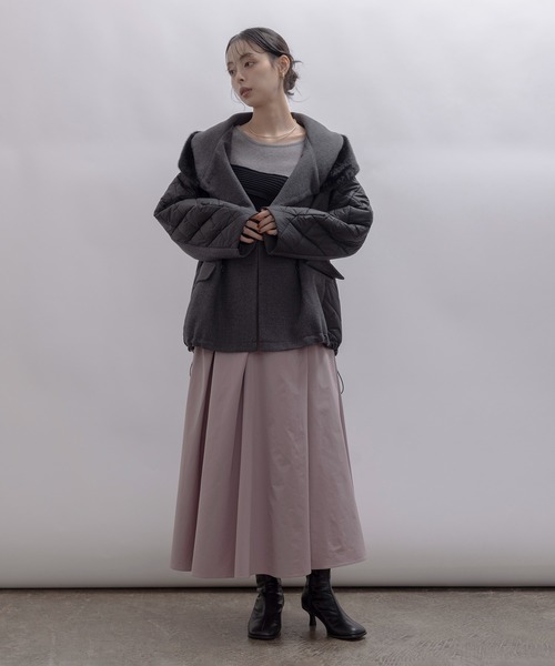 Eimee Law（エイミーロウ）の「バイヤスタックメモリースカート（スカート・レディース・ピンク/ブラック/ブルー・MEDIUM）」の8枚目の写真