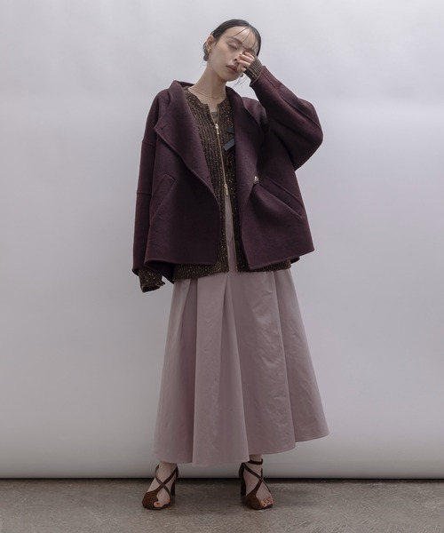 Eimee Law（エイミーロウ）の「バイヤスタックメモリースカート（スカート・レディース・ピンク/ブラック/ブルー・MEDIUM）」の9枚目の写真