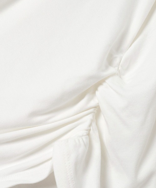 JEANASIS（ジーナシス）の「アシメギャザーボートネックLS/594167（Tシャツ/カットソー・レディース・ブラウン/ホワイト/ブラック/レッド系その他・FREE）」の11枚目の写真