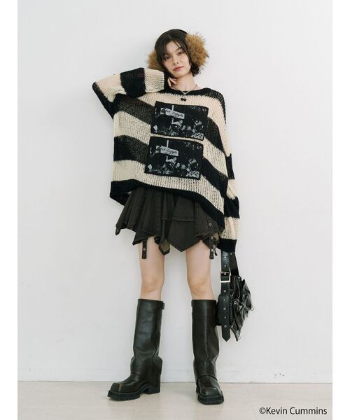 タグ付き新品【KevinCummins×jouetie】フォトローゲージニット KevinCummins×jouetie】フォトローゲージニット（ニット/セーター