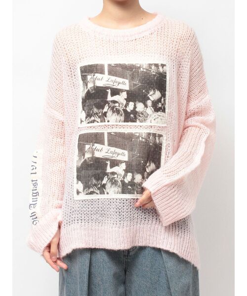 jouetie(ジュエティ)の「【KevinCummins×jouetie】フォトローゲージニット(ニット/セーター・レディース・ブルー/ピンク/その他1・MEDIUM)」の20枚目の写真