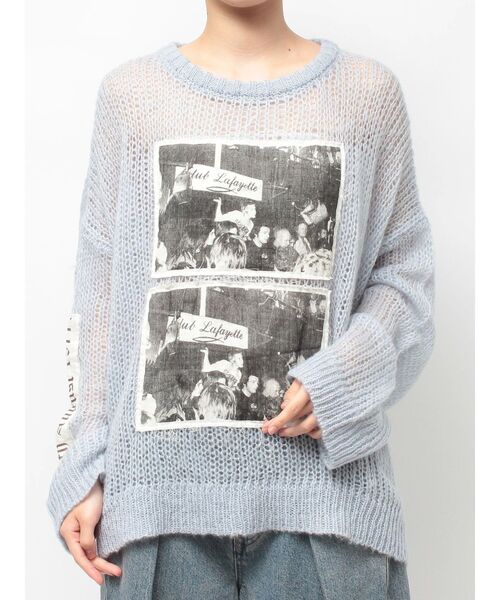 jouetie(ジュエティ)の「【KevinCummins×jouetie】フォトローゲージニット(ニット/セーター・レディース・ブルー/ピンク/その他1・MEDIUM)」の21枚目の写真