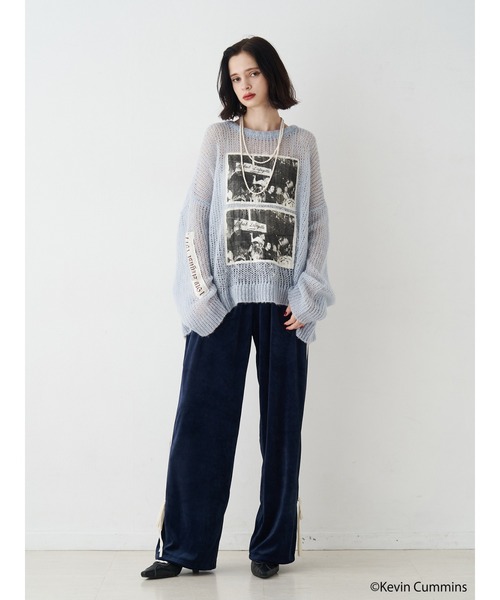 jouetie(ジュエティ)の「【KevinCummins×jouetie】フォトローゲージニット(ニット/セーター・レディース・ブルー/ピンク/その他1・MEDIUM)」の8枚目の写真