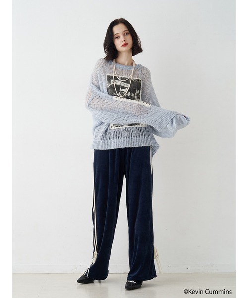 jouetie(ジュエティ)の「【KevinCummins×jouetie】フォトローゲージニット(ニット/セーター・レディース・ブルー/ピンク/その他1・MEDIUM)」の7枚目の写真