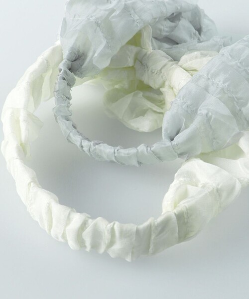 BRANSHES（ブランシェス）の「【ベビー】リボンヘアバンド（ヘアバンド・キッズ・サックスブルー/アイボリー・FREE）」の8枚目の写真