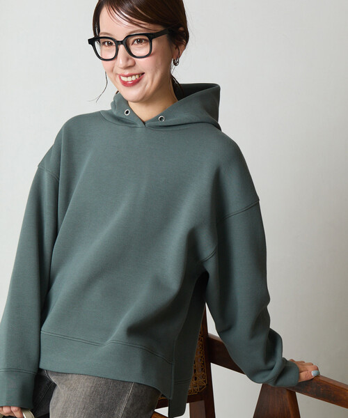 FREAK'S STORE(フリークスストア)の「限定展開 ダンボール スウェット パーカー(パーカー・レディース・ブラック/グレー/ベージュ/オフホワイト/グリーン/ネイビー・フリ-)」の5枚目の写真