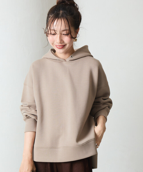 FREAK'S STORE(フリークスストア)の「限定展開 ダンボール スウェット パーカー(パーカー・レディース・ブラック/グレー/ベージュ/オフホワイト/グリーン/ネイビー・フリ-)」の10枚目の写真