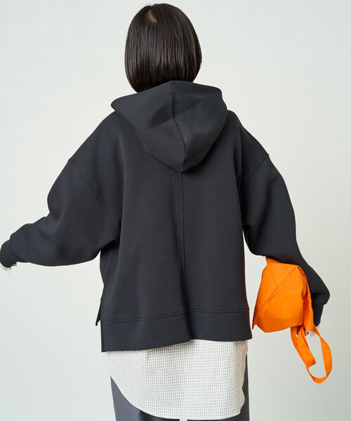 FREAK'S STORE(フリークスストア)の「限定展開 ダンボール スウェット パーカー(パーカー・レディース・ブラック/グレー/ベージュ/オフホワイト/グリーン/ネイビー・フリ-)」の16枚目の写真