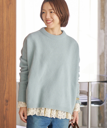 ヴェルメイユパーイエナ　新品superpiuma クルーネック　ニット　イエナ cotton silk crew プルオーバー（ニット／セーター）｜VERMEIL