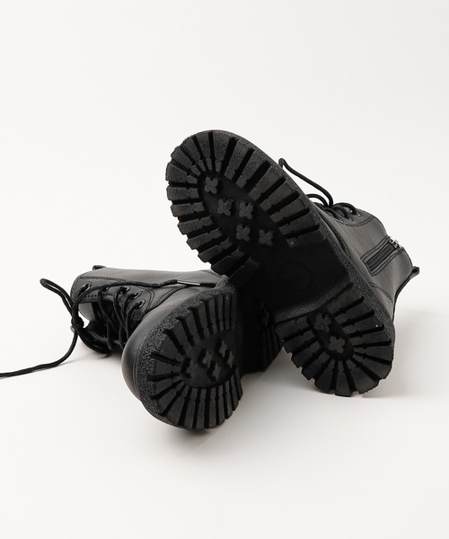 URBAN CHERRY(アーバンチェリー)の「レースアップショートブーツ(ブーツ・キッズ・ブラック・19.0cm/18.0cm/22.0cm/21.0cm/20.0cm)」の4枚目の写真