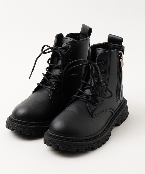 URBAN CHERRY(アーバンチェリー)の「レースアップショートブーツ(ブーツ・キッズ・ブラック・19.0cm/18.0cm/22.0cm/21.0cm/20.0cm)」の3枚目の写真