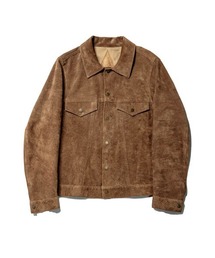 A LEATHER（エーレザー）の「A LEATHER TRUCKER JACKET (AMJ2505)（その他アウター）」