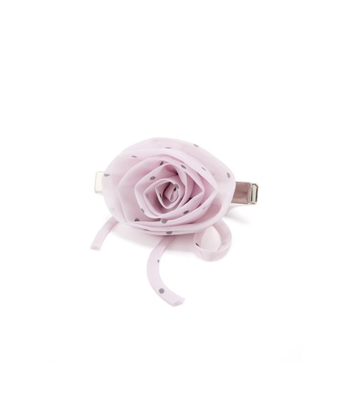 Casselini(キャセリーニ)の「Casselini(キャセリーニ)ドットローズクリップ(バレッタ/ヘアクリップ・レディース・ブラック/ホワイト/ピンク・FREE)」の9枚目の写真