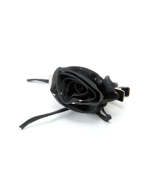 Casselini(キャセリーニ)の「Casselini(キャセリーニ)ドットローズクリップ(バレッタ/ヘアクリップ・レディース・ブラック/ホワイト/ピンク・FREE)」の7枚目の写真