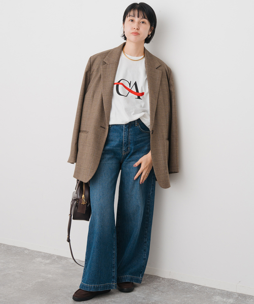 セール】melple / メイプル 別注LOGO L/S TEE*（Tシャツ/カットソー