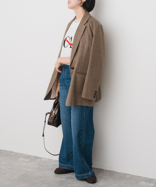 Spick & Span（スピックアンドスパン）の「melple / メイプル 別注LOGO L/S TEE*（Tシャツ/カットソー・レディース・ホワイト/ブラック系その他/イエロー・FREE）」の16枚目の写真