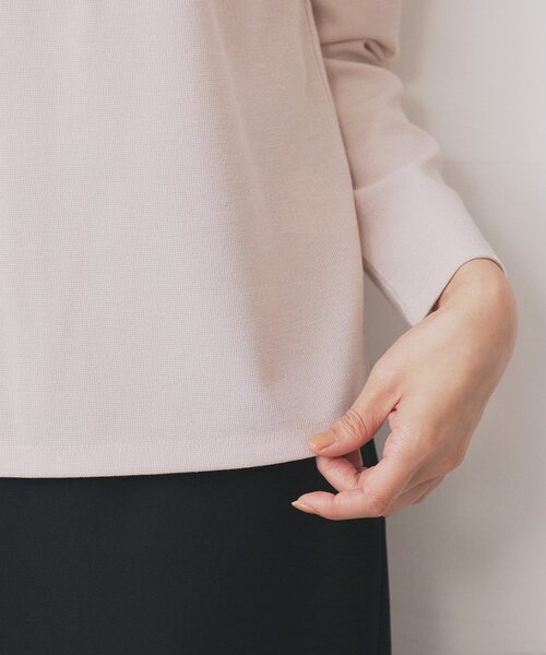 index(インデックス)の「フロントタックトップス【洗濯機洗い可/UVケア】(Tシャツ/カットソー・レディース・ピンク系1/ネイビー/オフホワイト・38/40/36/42)」の22枚目の写真