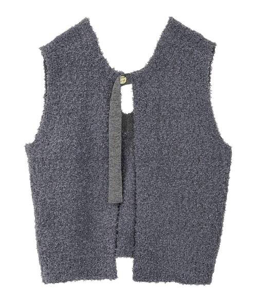 AMERICAN HOLIC(アメリカンホリック)の「テープヤーンバックシャンベスト(ベスト・レディース・アイボリー/チャコールグレー/ベージュ・L/M)」の11枚目の写真