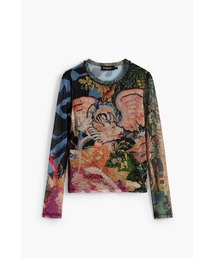 デシグアルカットソー Desigual｜デシグアルのTシャツ/カットソー（花柄・ボタニカル柄