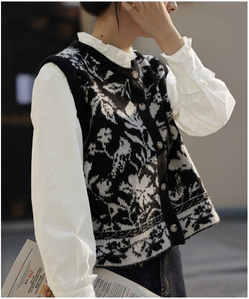 ONEP STAR（ワンピスター）の「フリルネックシャツ（シャツ/ブラウス・レディース・ホワイト/ホワイト系その他・SMALL/MEDIUM/LARGE/X-LARGE）」の17枚目の写真