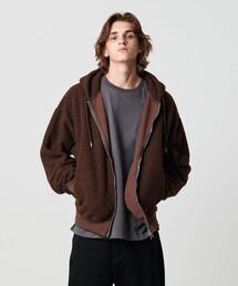 BEAUTY&YOUTH UNITED ARROWS（ビューティーアンドユースユナイテッドアローズ）の「ボアフリース フルジップ フーディー（パーカー）」