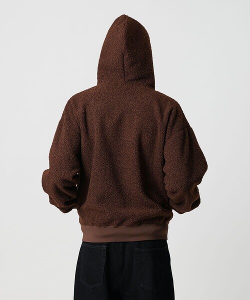 ボアフリース フルジップ フーディー（パーカー）｜BEAUTY&YOUTH