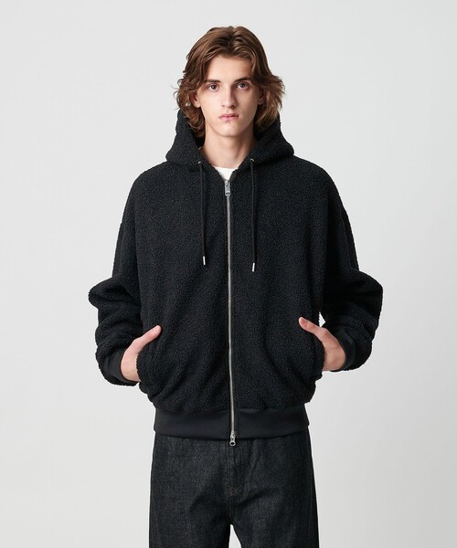 ボアフリース フルジップ フーディー（パーカー）｜BEAUTY&YOUTH