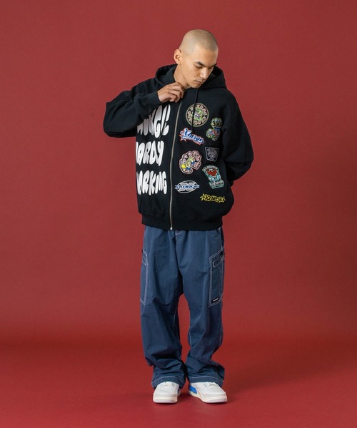 XLARGE（エクストララージ）の「STITCHED CARGO PANTS（カーゴパンツ・メンズ・ブラック/ネイビー/ベージュ・36inch/34inch/32inch/30inch）」の9枚目の写真