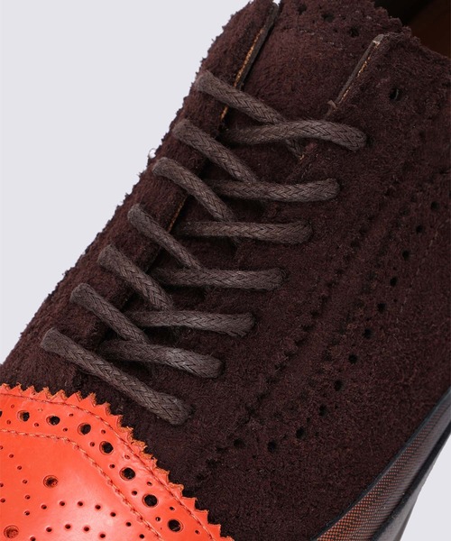 VANS（バンズ）の「VANS VARSITY オールドスクール ブローグ / LX Old Skool 36 Brogue TDC COF VN000S666CB1（スニーカー・メンズ・ブラウン・6.5/6/5.5/5/4/4.5/7/7.5/8/8.5/9/9.5/10/10.5/11/12/13）」の4枚目の写真