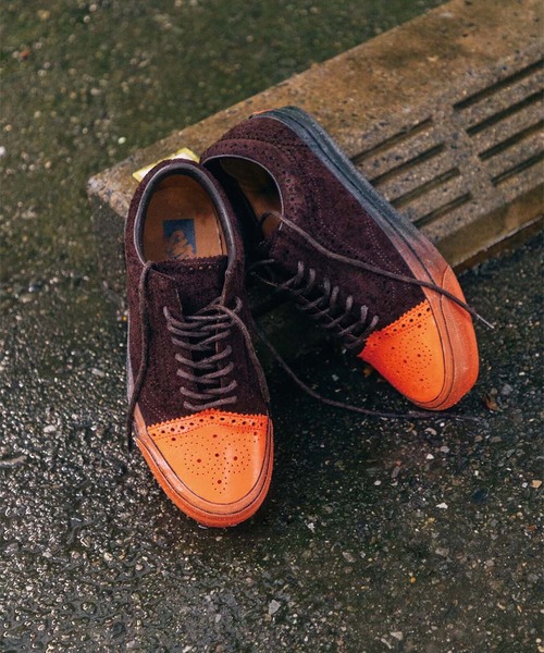 VANS（バンズ）の「VANS VARSITY オールドスクール ブローグ / LX Old Skool 36 Brogue TDC COF VN000S666CB1（スニーカー・メンズ・ブラウン・6.5/6/5.5/5/4/4.5/7/7.5/8/8.5/9/9.5/10/10.5/11/12/13）」の9枚目の写真