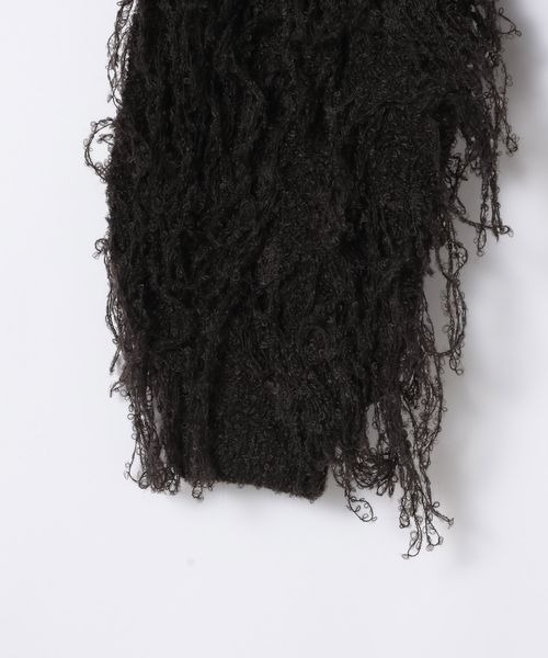 JEANASIS（ジーナシス）の「ループフリンジショートプルオーバー/599692（ニット/セーター・レディース・ブラック/グレー/アイボリー/ブラウン系その他/ブルー・FREE）」の16枚目の写真