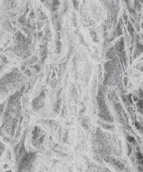 JEANASIS（ジーナシス）の「ループフリンジショートプルオーバー/599692（ニット/セーター・レディース・ブラック/グレー/アイボリー/ブラウン系その他/ブルー・FREE）」の21枚目の写真