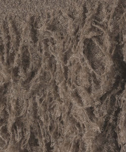 JEANASIS（ジーナシス）の「ループフリンジショートプルオーバー/599692（ニット/セーター・レディース・ブラック/グレー/アイボリー/ブラウン系その他/ブルー・FREE）」の22枚目の写真