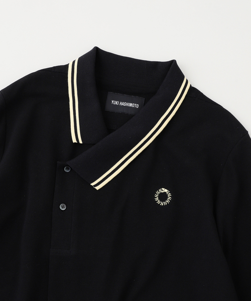 YUKI HASHIMOTO / ユウキハシモト Y NECK PL LS SHIRTS（ポロシャツ