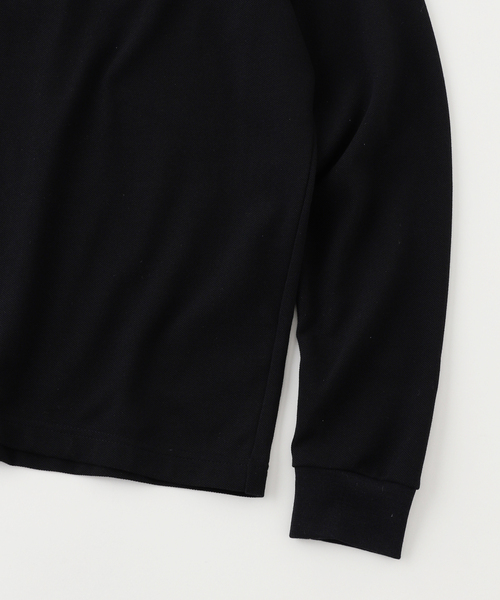 Yuki Hashimoto Yネックポロシャツ ブラック Yuki Hashimoto Yネックポロシャツ ブラック YUKI HASHIMOTO