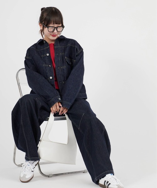 REMI RELIEF（レミレリーフ）の「REMI RELIEF/レミレリーフ 12oz SELVEDGE DENIM 1st JKT デニムジャケット（デニムジャケット・メンズ・ブルー・XL/L/M）」の7枚目の写真