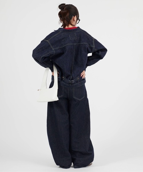 REMI RELIEF（レミレリーフ）の「REMI RELIEF/レミレリーフ 12oz SELVEDGE DENIM 1st JKT デニムジャケット（デニムジャケット・メンズ・ブルー・XL/L/M）」の11枚目の写真