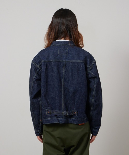 【レミレリーフ】Tバック1stデニムジャケット REMI RELIEF（レミレリーフ） 14OZ DENIM 1st JKT（リペア）｜ROCOCO