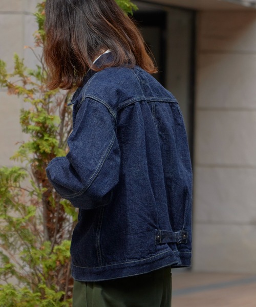 REMI RELIEF（レミレリーフ）の「REMI RELIEF/レミレリーフ 12oz SELVEDGE DENIM 1st JKT デニムジャケット（デニムジャケット・メンズ・ブルー・XL/L/M）」の18枚目の写真