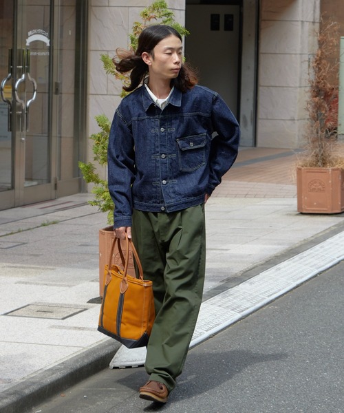 REMI RELIEF（レミレリーフ）の「REMI RELIEF/レミレリーフ 12oz SELVEDGE DENIM 1st JKT デニムジャケット（デニムジャケット・メンズ・ブルー・XL/L/M）」の22枚目の写真