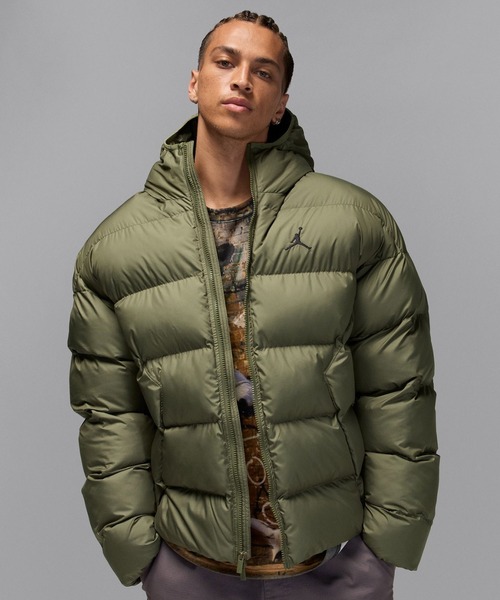 JORDAN BRAND（ジョーダンブランド）の「JORDAN BRAND M J BRK PUFFER JKT / ジョーダン ブランド ジョーダン BRK パファー ジャケット / NIKE【SP】（その他アウター・メンズ・ブラック/オリーブ・S/M/L/XL/XXL）」の5枚目の写真